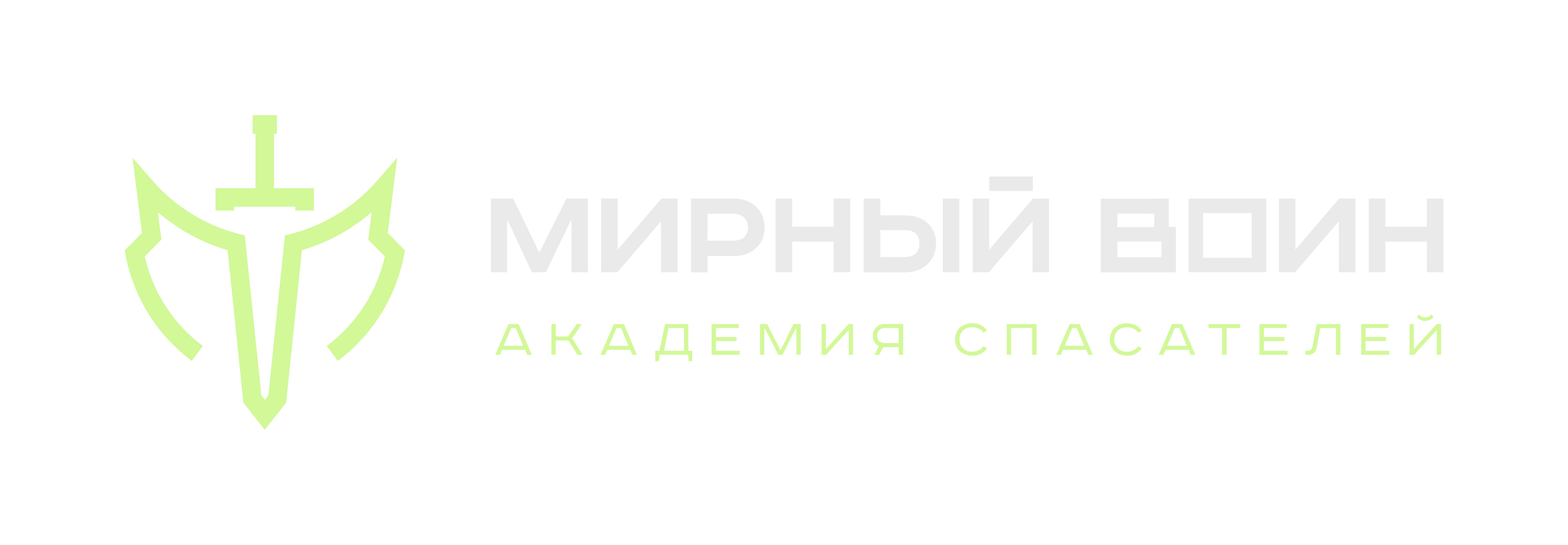 Логотип Академии спасателей Мирный Воин